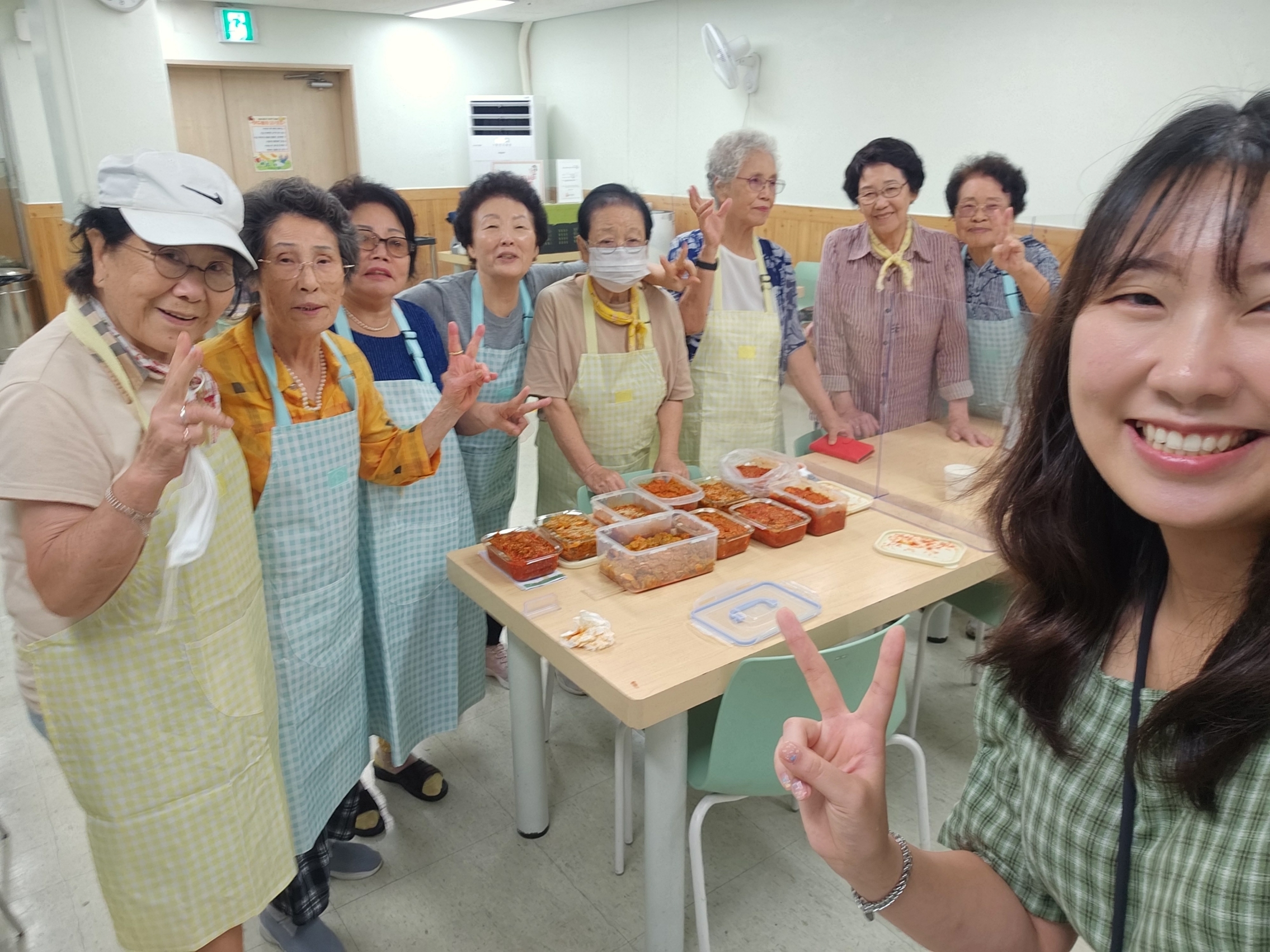 어르신돌봄지원사업 봄봄 요리활동 3회기 진행